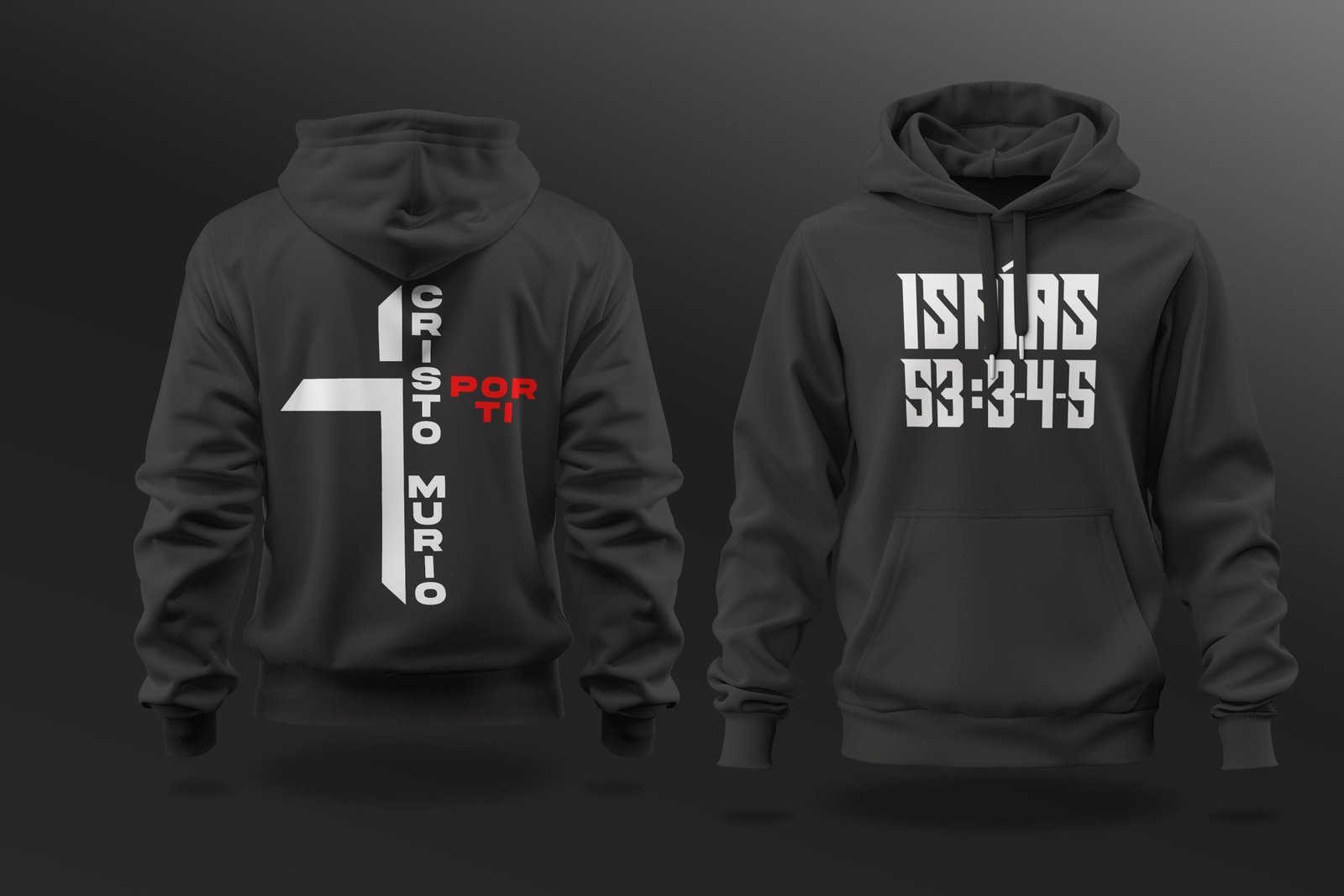 Sudadera cristiana Isaías 53