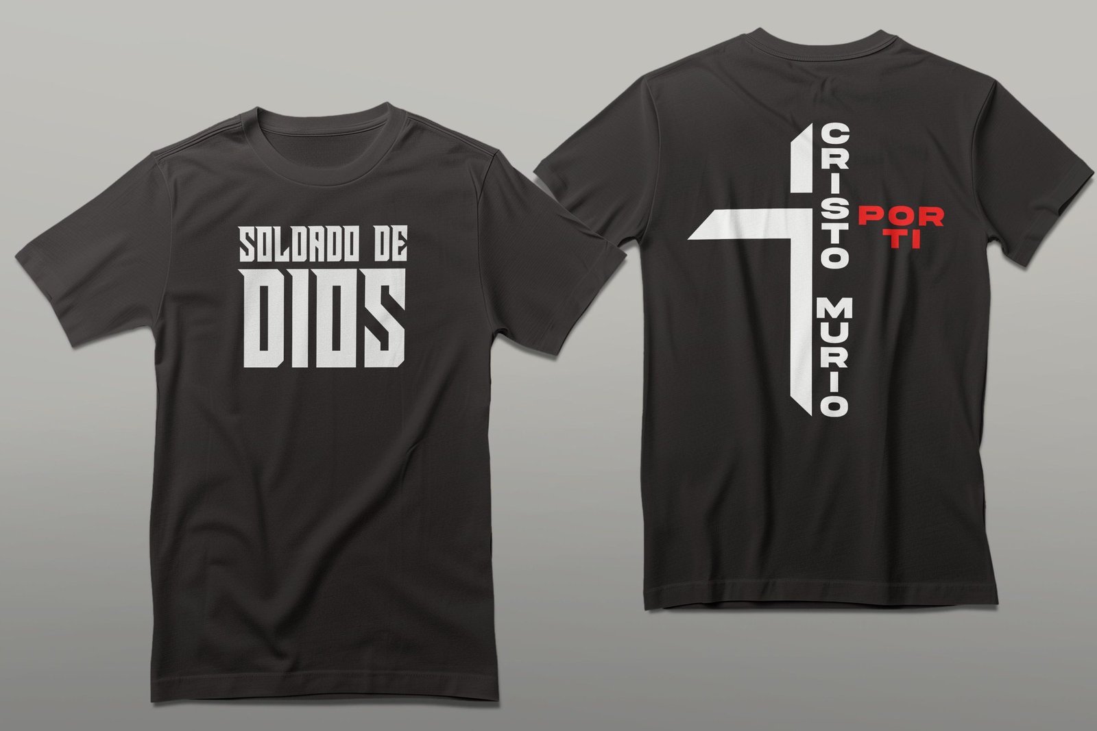 Camiseta cristiana Soldado de Dios